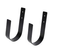 Crochets Muraux pour Rideaux en Fer Modernes, Supports Solides en Forme de U pour Rideaux de Chambre à Coucher, 2 Pièces D'embrasses Efficaces pour, 16x8.3x3cm