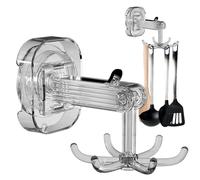 Crochets muraux rotatifs à 360°, crochet à six griffes - Crochets d'aspiration rotatifs à 360 degrés avec 6 griffes,Rangement de salle de bain, organisateur de douche pour serviette d'armoire de salle