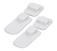 Crochets muraux télécommandés - supports adhésifs durables, clips de suspension légers | Système de rack de rangement polyvalent, kit de support d'organisateur amovible pour mur de salon, coin de bure