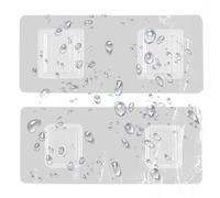 Crochets muraux transparents -boucle femelle, patch de, crochet sans double face durable et stable | Perte de piste d'autocollants, nous autocollants polyvalents transparents pour la boucle pour le