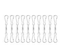 Crochets Pivotants - Rics De Longe Pivotants, Swivels Twinners Swivels, Smooth Clip Spoders | Crochet Métallique Robuste Pour Suspendre Les Ventres, Filateurs À Vent, Les Carillons É
