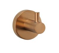 Crochets Porte-Serviettes en Acier Inoxydable pour Salle de Bain, Support Mural Robuste, Crochet pour Peignoir, Crochet pour Manteau, Or Rose, Chrome (Or Rose)
