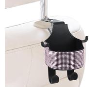 Crochets Pour Appui-Tête De Siège Auto, Organisateur De Rangement De L'Intérieur Avec Porte-Gobelet, Cintre pour Appui-tête, Pour Voiture, SUV, Camion, Voyage Sur Route, Voyage, Famille, Sortie Et