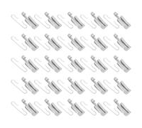 Crochets pour Câble Chauffant de Gouttière, Aluminium Argenté | Entretoises pour Câbles de Toiture, Usage par Installateurs et Gestionnaires, Maintien Sûr en Hiver