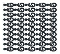 Crochets pour Gazébo, Accroches pour Filet d', Anneaux pour Rideaux De Pergola Anti-Rouille Et Cintres Polyvalents pour Balcon, Terrasse, Jardin, Cuisine, Salon, Chambre