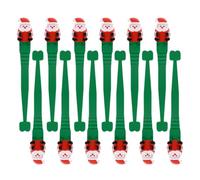 Crochets pour guirlande de Noël | Cintre de cheminée de Père Noël pour une | Sangles de support de couronne, boucles extensibles, installation sans outil, décoration de cheminée, guirlandes, rubans