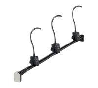 Crochets Pour Guirlandes De Porte - Crochet Ajustable, Support En Métal, Accessoire Pour Accrocher Amovible À L'épreuve Des Outils | Crochet De Porte Sans Vis Pour Armoire, Garage, Place De La