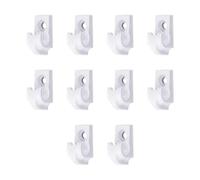 Crochets Pour Guirlandes Lumineuses - Support Solide Pour Éclairage,Lot de 10 Supports Étangs Résistants Déco Jardin Intérieur Stylisation Stable Rideaux Décoration Fêtiche Activités