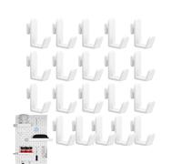 Crochets Pour Panneau Perforé - Crochets Pour Panneau Perforé De 3,5 Cm, 20 Pièces De Cintres De Rangement En Forme De J, Piquets Pour Panneaux Perforés Pour La Maison, La Salle D'artisanat, L'atelier