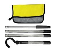 Crochets pour poteau de piscine - Stop encombrés de patios, double support de suspension, cadre 2 pièces + vis universelles, coque synthétique robuste - pour poteaux de clôture et de jardin