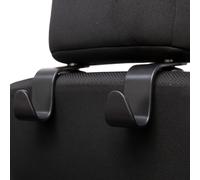 Crochets Pour Sacs De Voiture, 4 Pièces, Support Organisateur D'appui-Tête De Siège Avant, Cintres De Fixation Automatique, Rangement De Voiture, Accessoires D'intérieur-Carbon 1pcs