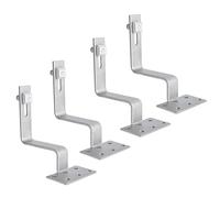 Crochets pour système photovoltaïque - Structure de crochet de toit en tuiles renforcée, conception fiable de supports de montage PV | panneau solaire résistant aux intempéries, Mot clé d'installation