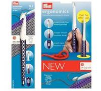 Prym Crochet ergonomics 18,5 cm 15,00 mm Blanc/Violet - 1 unité