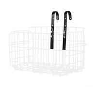Crochets réglables de rechange pour panier de vélo électrique et scooter - Haute capacité de charge - Matériau en acier (noir)