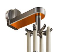 Crochets rotatifs pour ustensiles de cuisine - Culinaire, 1 pièce Support pivotant à 360 degrés pour l'organisation des outils, support à ventouse avec crochet multi-griffes, marchandises de cuisine