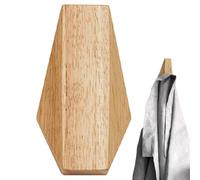 Crochets rustiques en bois naturel - Stylo en bois minimaliste, support mural décoratif | 10,9 cm - Dispositif fait à la main avec une forte adhérence - Crochet de décoration d'intérieur simple pour