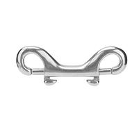 Crochets Snap Bolt Bolt Beufee, clip de chaîne de déclencheur à double face clignotants pour la laisse de chiens, la chaîne de clés, le pavé de cheval, le seau d'alimentation (77 mm)