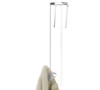 Crochets transparents en acrylique extensibles sur la porte - crochets transparents antidérapants | porte-serviettes robuste et durable, crochet de porte en verre de douche, pour salle de bain