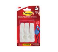 Crochets Utilitaires Petits Pour Maison, Pack De Valeur (Pack De 6) COM170026