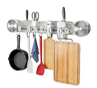 Crochets Ventouses,Système de Stockage à Rail Réglable Renforcé - Crochets Muraux Amovibles Ventouse - pour Maison Appartement Salle de Bain Cuisine Planche à