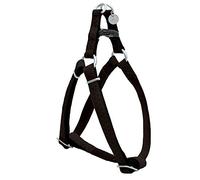CROCI Bavette en Cuir Mylord Reg Noire pour Chiens 25-40X10 mm