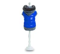 Croci Blouson Pour Chiens Rembourré Double Mix Blue, 20 Cm Pour Chien