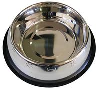 CROCI Bol pour Chiens en Acier Mac avec Empreintes 0,95 L 24 cm