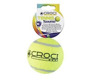 Croci C6098895 Balle de Tennis avec Son pour Chien