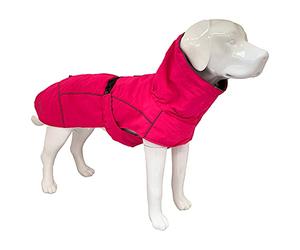 Croci C7081628 Hiking K2 - Manteau d'hiver Rembourré, Imperméable et Thermorégulateur pour Chien, Rose (Fuxia), 25 cm, 1 Pièce