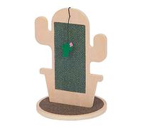 Croci Cactus, Grattoir à Chat Design, Griffoir pour Chat en Bois et Fibre, Format 40X60 cm