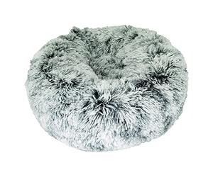 Croci Chancelière en Fourrure synthétique rembourrée Ultra Douce, 70 x 25 cm, Noir