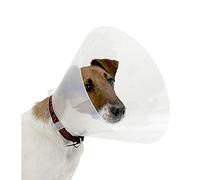 Croci - Collier Élisabéthain pour Chiens Taille L, Collier Élisabéthain en Forme des Cône pour la Protection et Le Soin des Chiens et des Chats, Évite Les Griffures, Les Morsures, 20 cm