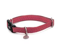 CROCI Collier en Cuir Mylord Reg Rose pour Chiens 48-70X25 mm