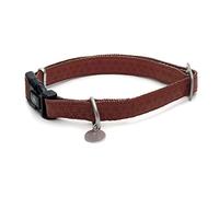 CROCI Collier Mylord Semblable Cuir Reg Bordeaux pour Chiens 48-70X25 mm