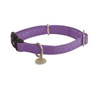 CROCI Collier Mylord Semblable Cuir Reg Violet pour Chiens 20-30X10 mm