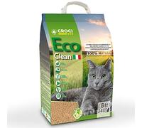 Croci Eco Clean Litter 6 L - Litière agglomérante pour Chat, se Jette dans Les Toilettes, Végétale, à Base de Orge, Sable Anti-Odeur Longue durée, pour Les Chats de Toutes Tailles et de Tous âges