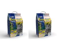 CROCI Eco Clean Probiotique Litière pour Chat 10 L 3,8 kg (Lot de 2)