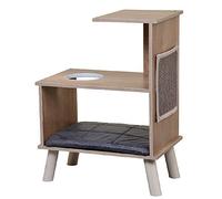 CROCI ETHICA LEVELS, Grattoir pour chat, Griffoir en Bois, Dimensions 58X38X78 cm