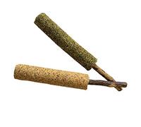 Croci Euphoria - Lollipop Catnip/Silvervine, Jouet Comestible pour Chat à Base d'herbe à Chat et des Silvervine, 2 Pcs, 14 cm