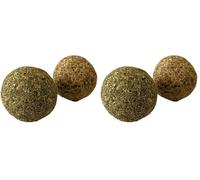 Croci Euphoria Palla Catnip/Silvervine, Jouet Comestible pour Chat à Base d'herbe à Chat et des Silvervine, 2 Pièces (Lot de 2)