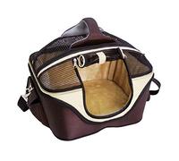 CROCI FAST&EASY Sac 2en1, Sac de transport et panier de couchage pour chien et chat, Sac bandoulière pour animal de compagnie, Sac de transport sécurisé, Taille S, Charge Maximum 12 kg