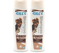 Croci Gill'S - Shampooing Démêlant à l'huile des Vison pour Chiens, Hydrate Le Pelage et Le Rend Lisse et Doux, 200 ML (Lot de 2)