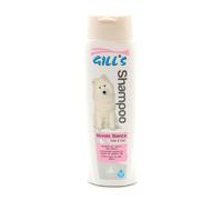 Croci Gill'S - White Cloud Shampoo, Shampooing pour Chiens à Poils Clairs et Longs, Rend Les Poils Doux et Moelleux, 200 ML