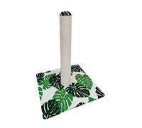 Croci Green Leaves High Griffoir Haute Colonne 62 cm pour Chats Adultes Grands et Petits griffoir à Arbre, Accessoires et Jeux pour Animaux, Jeu apaisant pour Chats