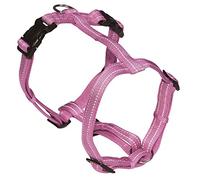 CROCI Harnais en Nylon pour Chien Fuchsia 15 x 350-500 mm