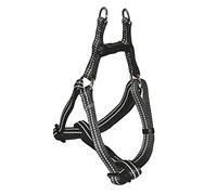 CROCI Harnais Nylon Mou pour Chien Noir 20x500-650 mm