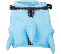 Croci Harnais pour Chien Doux et réglable avec Joli aileron de Requin | Poitrine avec Fermeture Velcro réglable | pour Chiens de Toutes Tailles