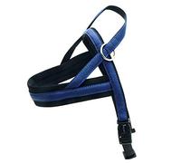 CROCI harnais réglable Cuir Sved Mylord Reg Bleu pour Chiens 60-76X40 mm