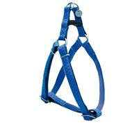 CROCI harnais réglable en Cuir Mylord Reg Navy Bleu pour Chiens 50-75X20 mm