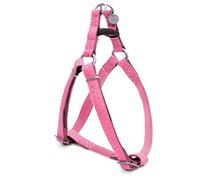 CROCI harnais réglable en Cuir Mylord Reg Rose pour Chiens 25-40X10 mm